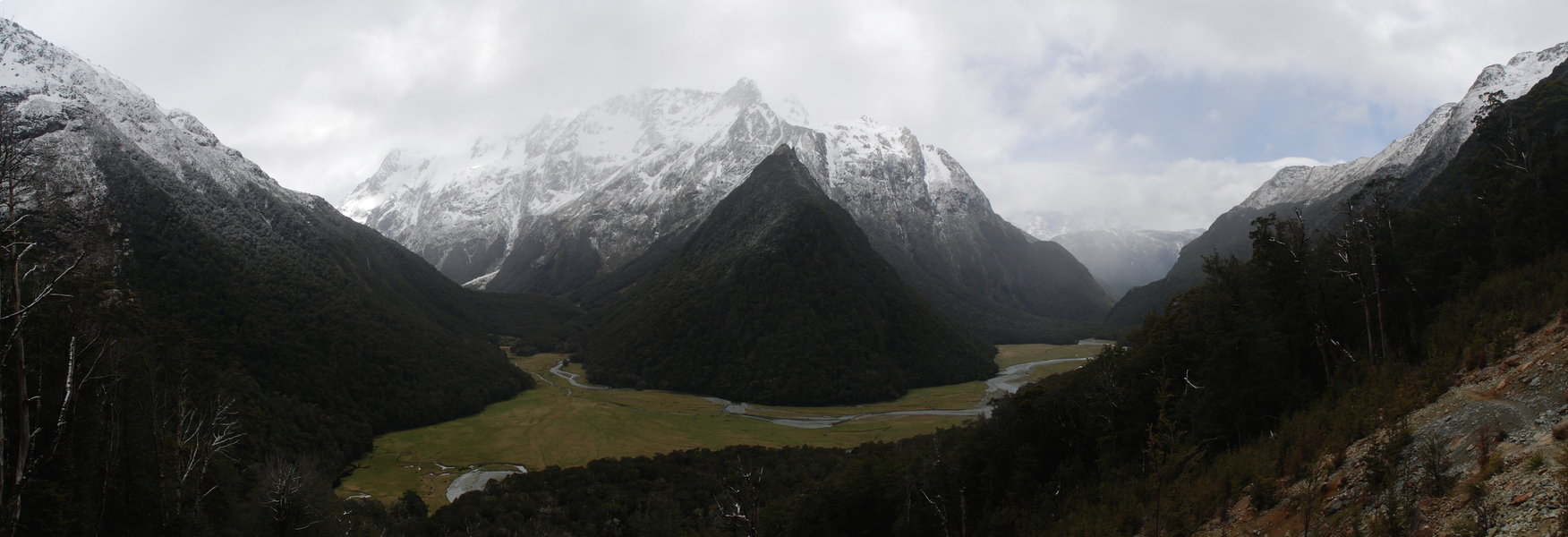 Routeburn Flats From Above